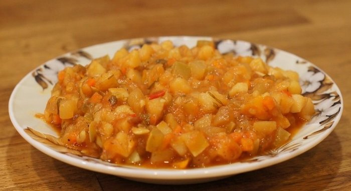 Рагу из кабачков