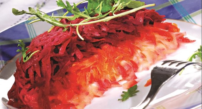 Овощи под сырным соусом