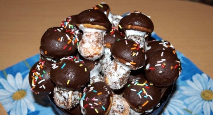 Печенье Грибочки в формочке