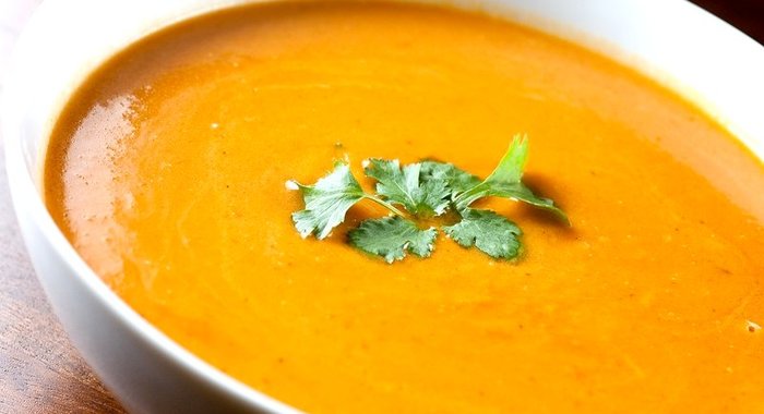 Вегетарианский тыквенный суп-пюре