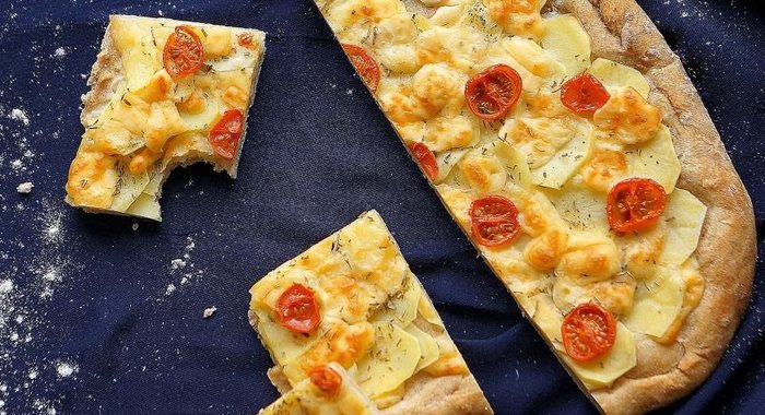 Картофельная пицца