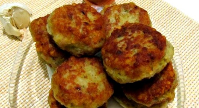Картофельные котлеты с фаршем