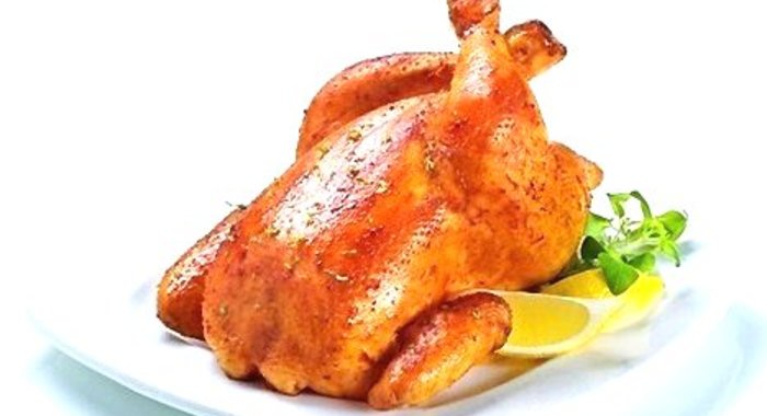 Курица, запеченная в духовке, в медово-томатном маринаде