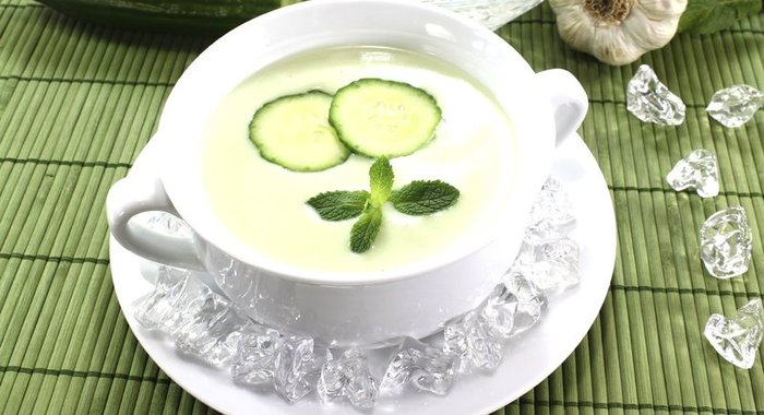 Огуречный суп-пюре