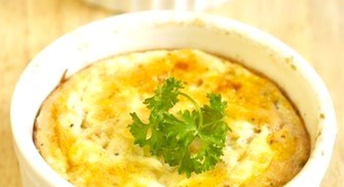 Белковый омлет с овощами