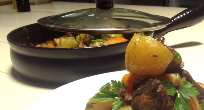 Рагу из баранины с чабрецом