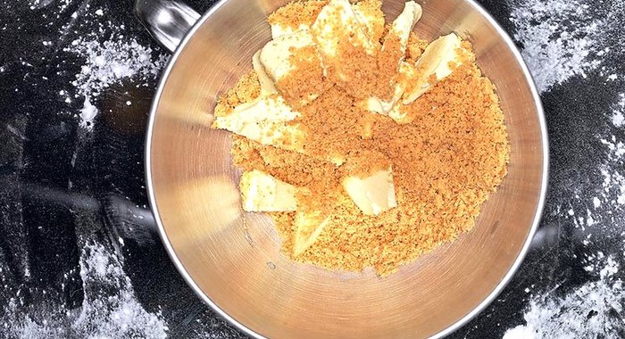 Песочный корж для чизкейка