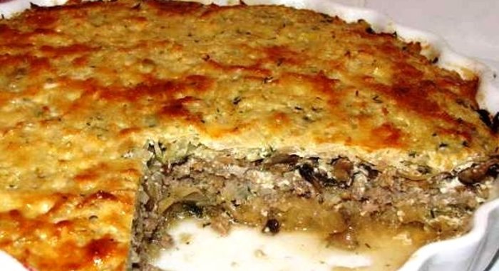 Капустная запеканка с мясом