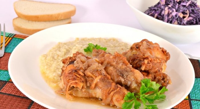 Куриные крылышки в томатно-яблочном маринаде