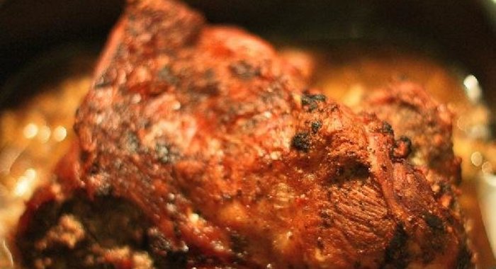 Фаршированная запеченная свинина