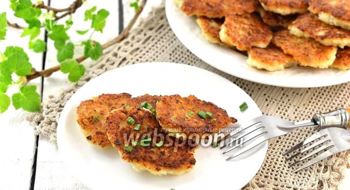 Оладьи капустные постные