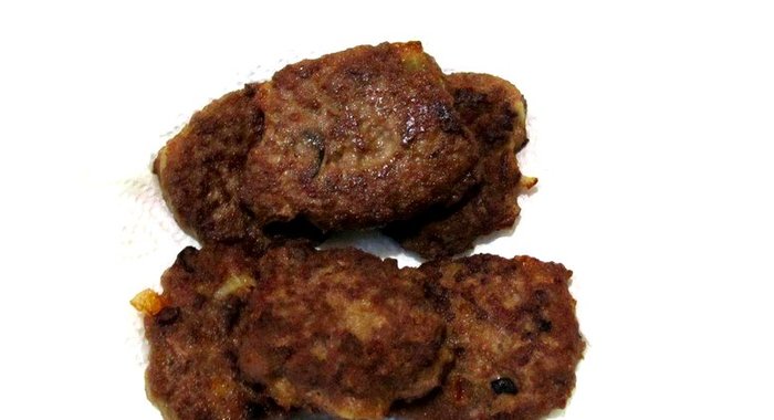 Мясные оладьи