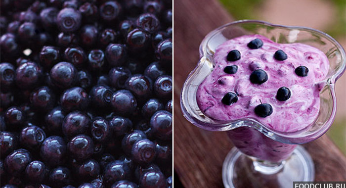 Черничный крем