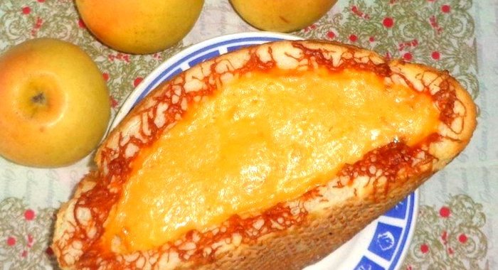 Хлеб запеченный с овощами и сердцем