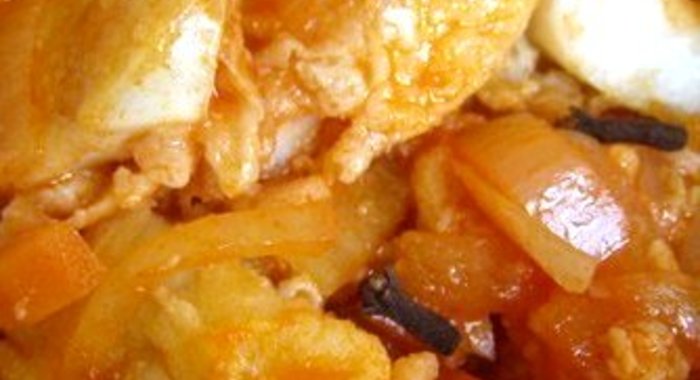 Тушеная рыба под маринадом