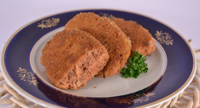 Котлеты из фарша лосося