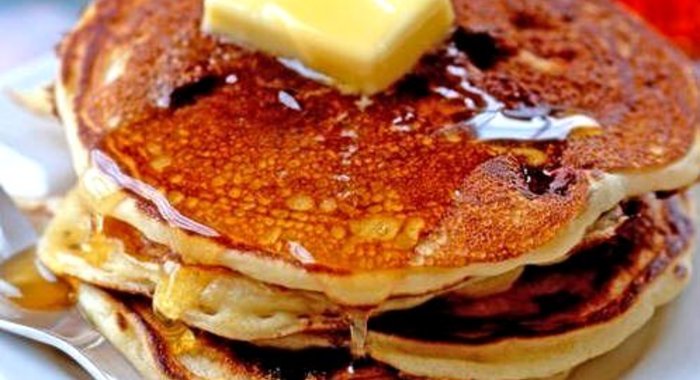 Оладьи с маслом