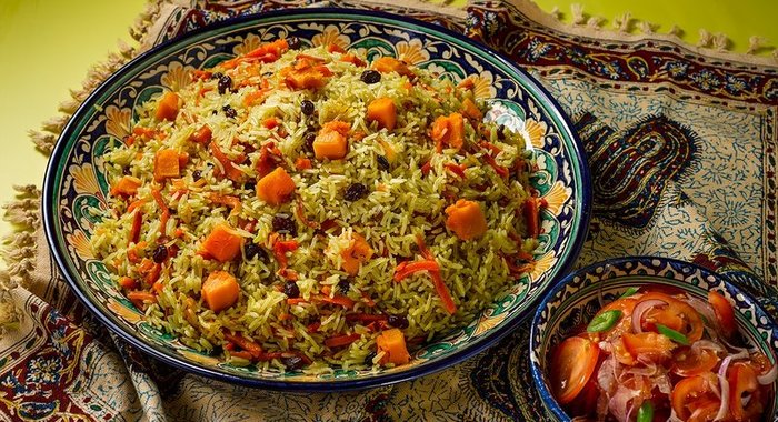 Плов с тыквой