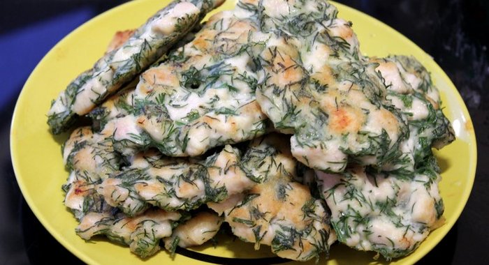 Котлеты куриные с укропом