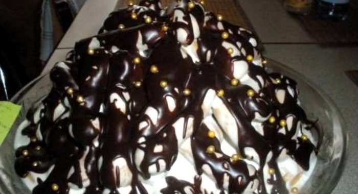 Торт из заварного теста Дамские пальчики