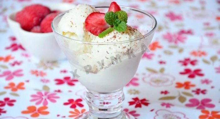 пломбир мороженое домашнее