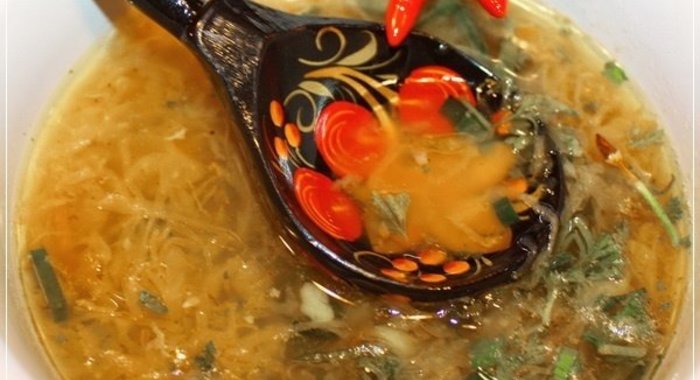 ЩИ ... из квашеной капусты с уткой