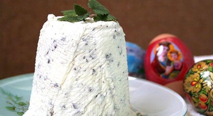 Сырная пасха с шоколадом