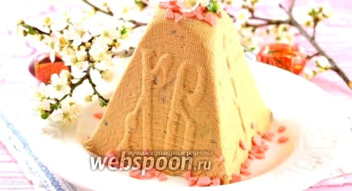 Карамельная творожная пасха