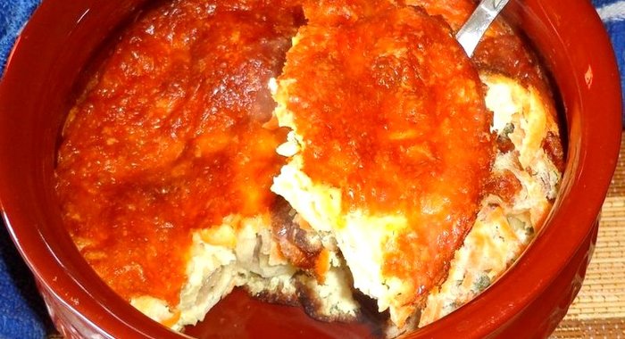 Запеканка из пельменей