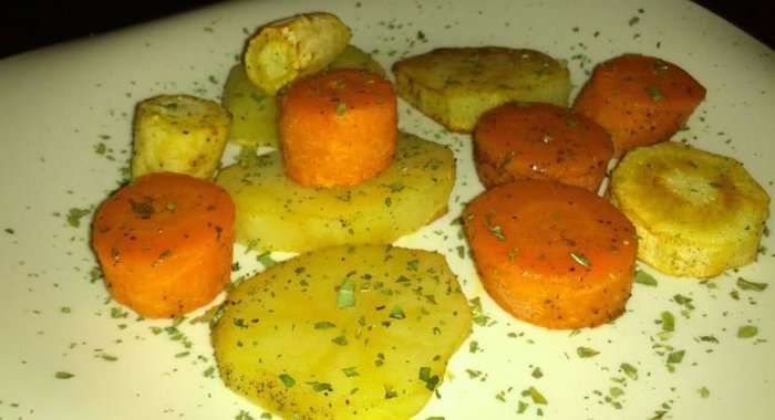 Печеные овощи - витамины в пост