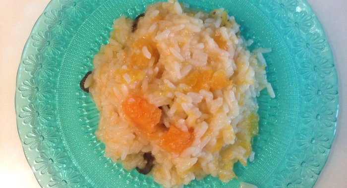 Плов сладкий с тыквой