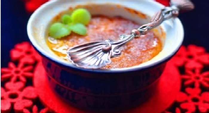 Пряный тыквенный крем-брюле
