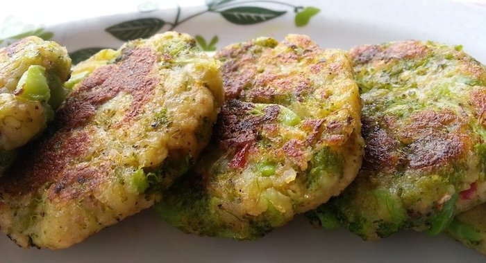 Котлеты из брокколи постные