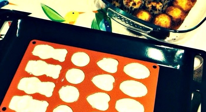 Быстрые ванильные кексы