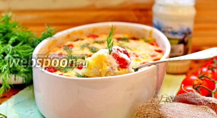 Запеканка из кускуса и кабачка