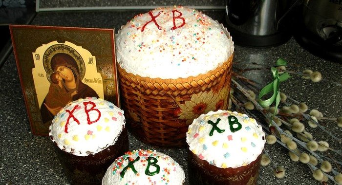 Пасха из венского теста