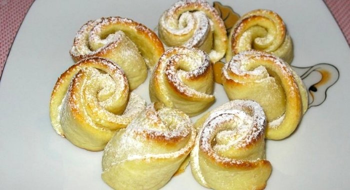 Творожные цветочки