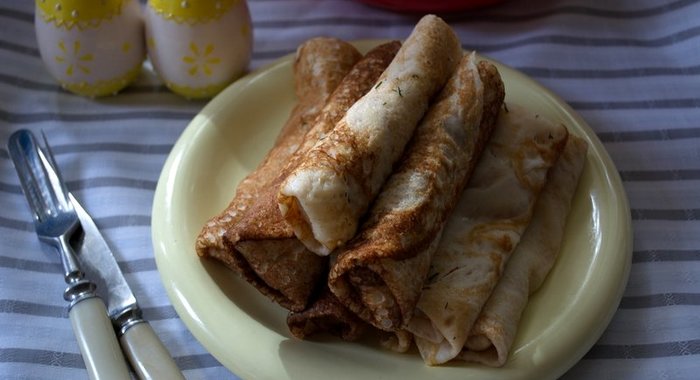 Блины из бутылки