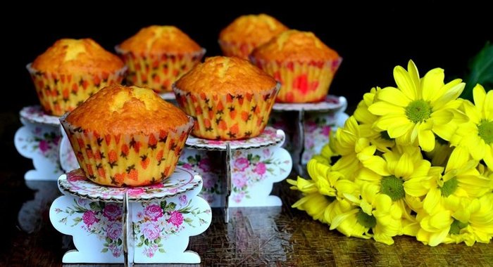 Кексы апельсиновые