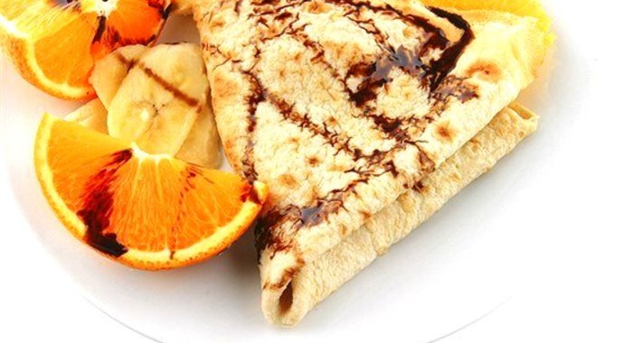 Апельсиново-шоколадные блины