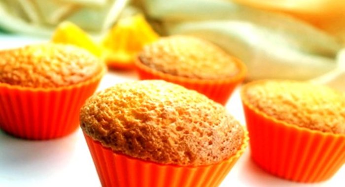 Кексы на кефире в силиконовых формах