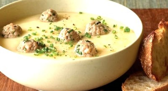 Суп-пюре из кабачков и цветной капусты