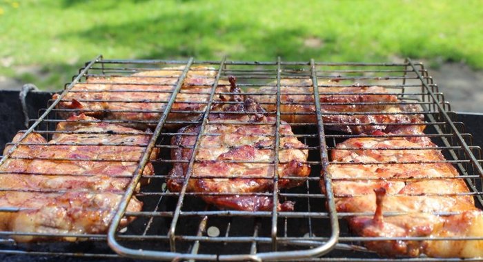 Стейк гриль из свиной корейки