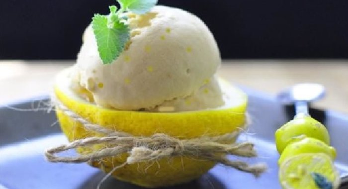 Лимонное мороженое
