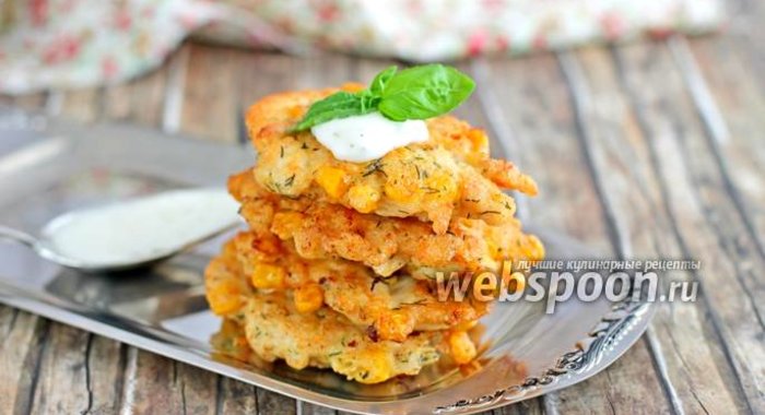 Куриные котлеты с кукурузой