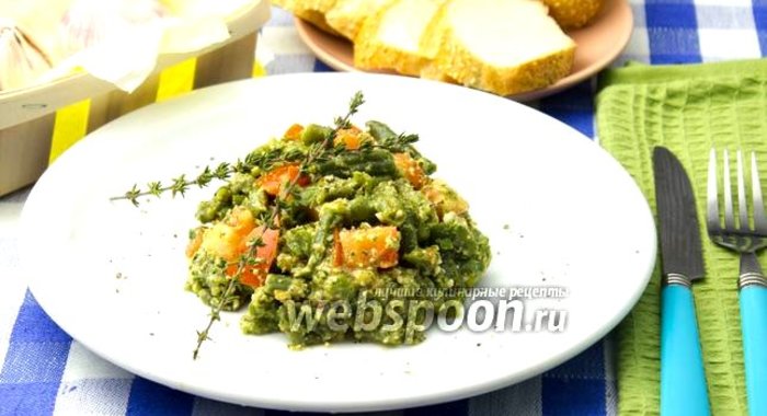 Салат из зелёной фасоли