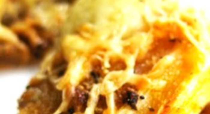 Цикорий, запеченный с сыром и красный вином