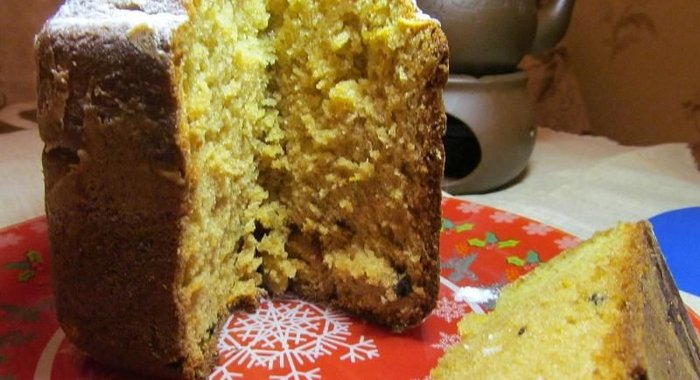 Творожный кекс в хлебопечке