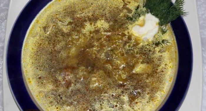 Постные щи из свежей капусты с грибами