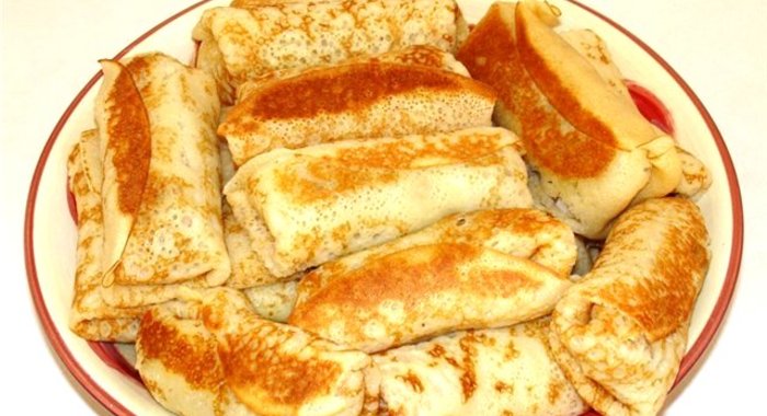 Блины с капустой